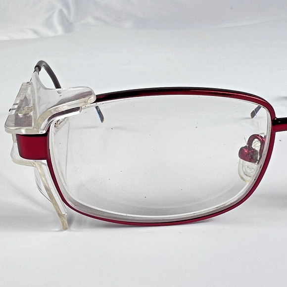 ArmouRX 7014P BRG Red Rectangular Full Rim Z87-2+ 51-18-135 Eyeglass Frames READ - Picture 6 of 15